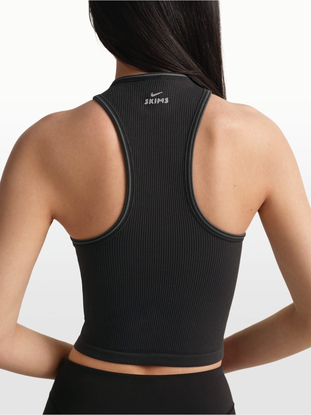 Nike x Skims Ribbed Seamless Racerneck Tank Top